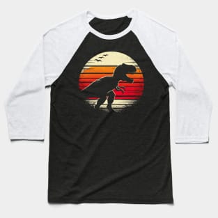 Dinosaur T-Rex Retro Novelty Men Kids Women Funny Dinosaur Baseball T-Shirt